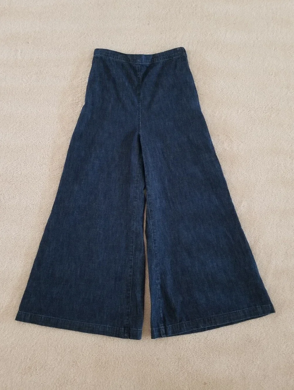 Rachel Comey Absolute Wide Leg Crop Dark Wash Jeans Size 2